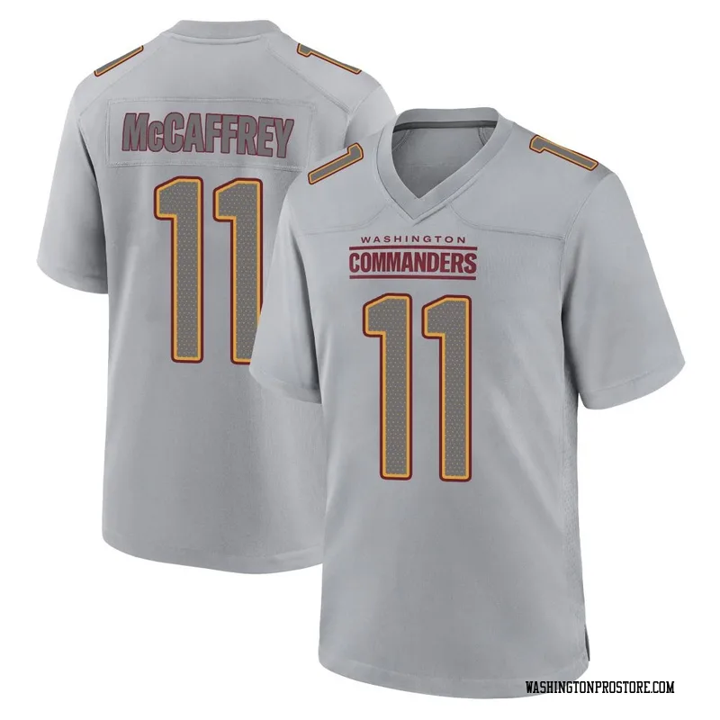 Gray Youth Luke McCaffrey Washington Commanders Game Atmosphere Fashion Jersey