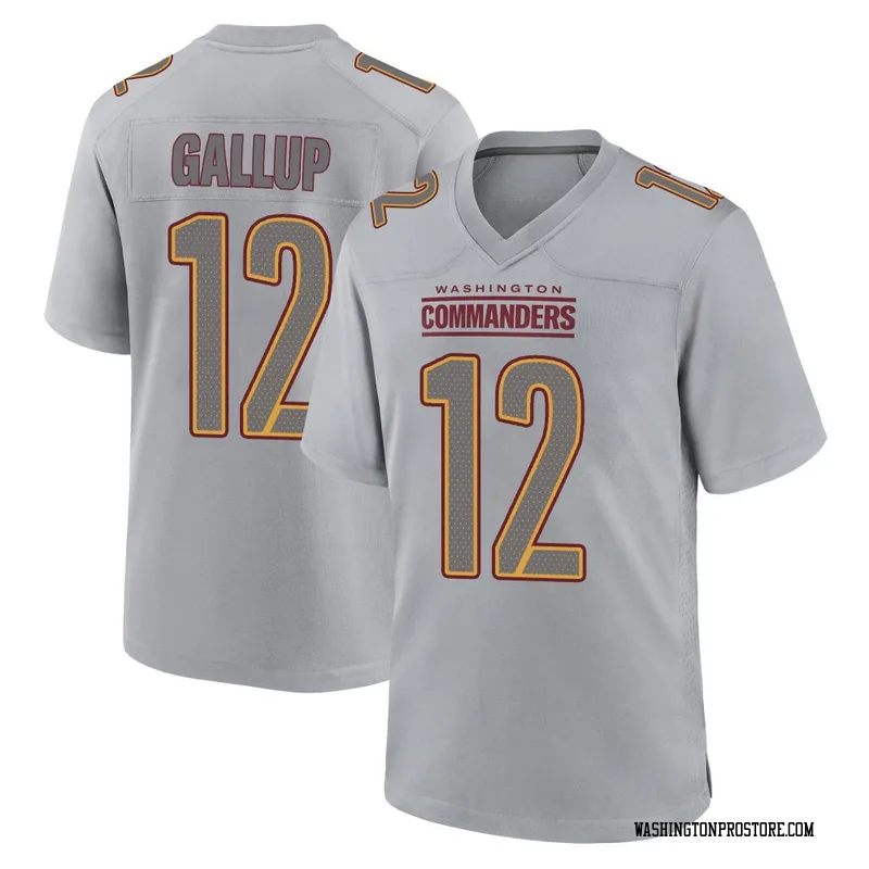 Gray Youth Michael Gallup Washington Commanders Game Atmosphere Fashion Jersey