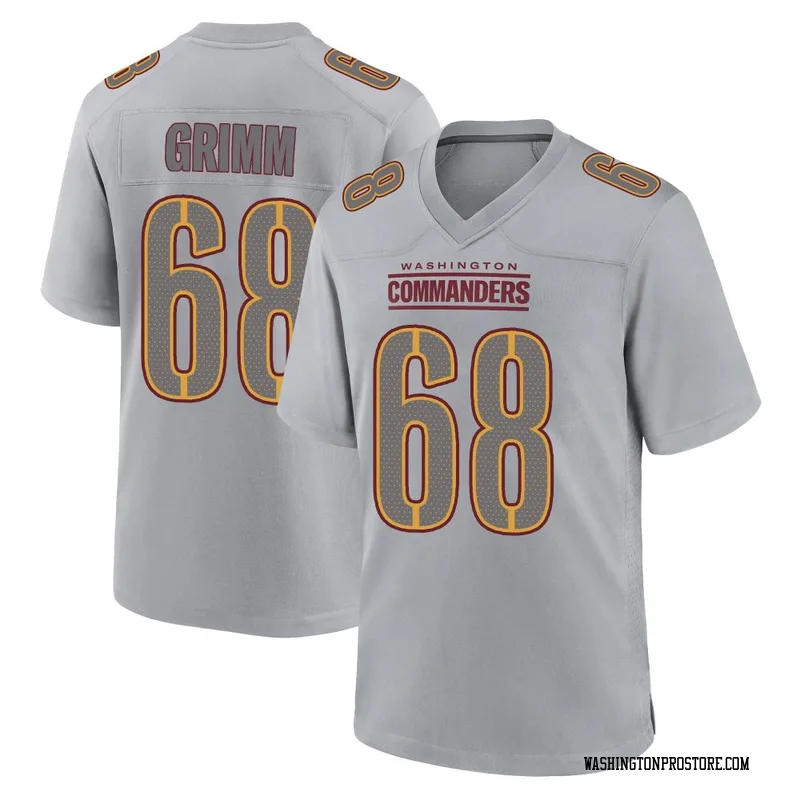 Gray Youth Russ Grimm Washington Commanders Game Atmosphere Fashion Jersey