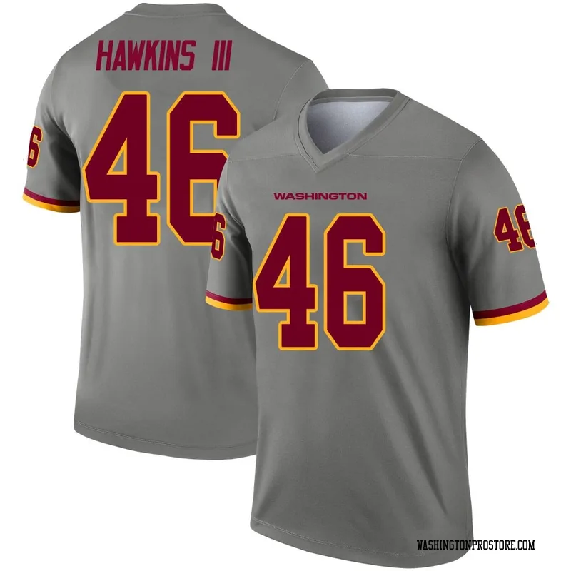 Gray Youth Tre Hawkins III Washington Commanders Legend Inverted Jersey