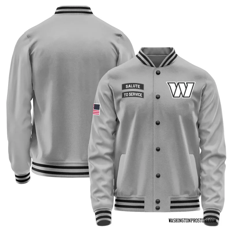 Gray Youth Washington Commanders Salute to Service Performance Jacket