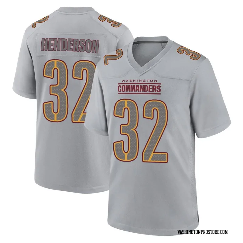Gray Youth Xavier Henderson Washington Commanders Game Atmosphere Fashion Jersey