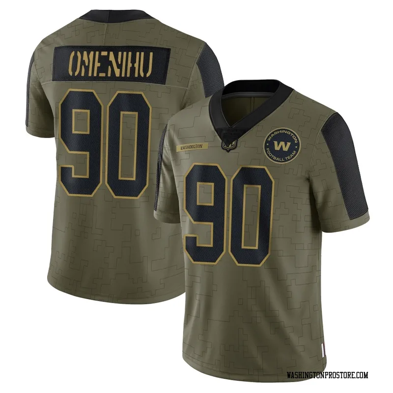 Olive Men's Charles Omenihu Washington Commanders Limited 2021 Salute To Service Jersey