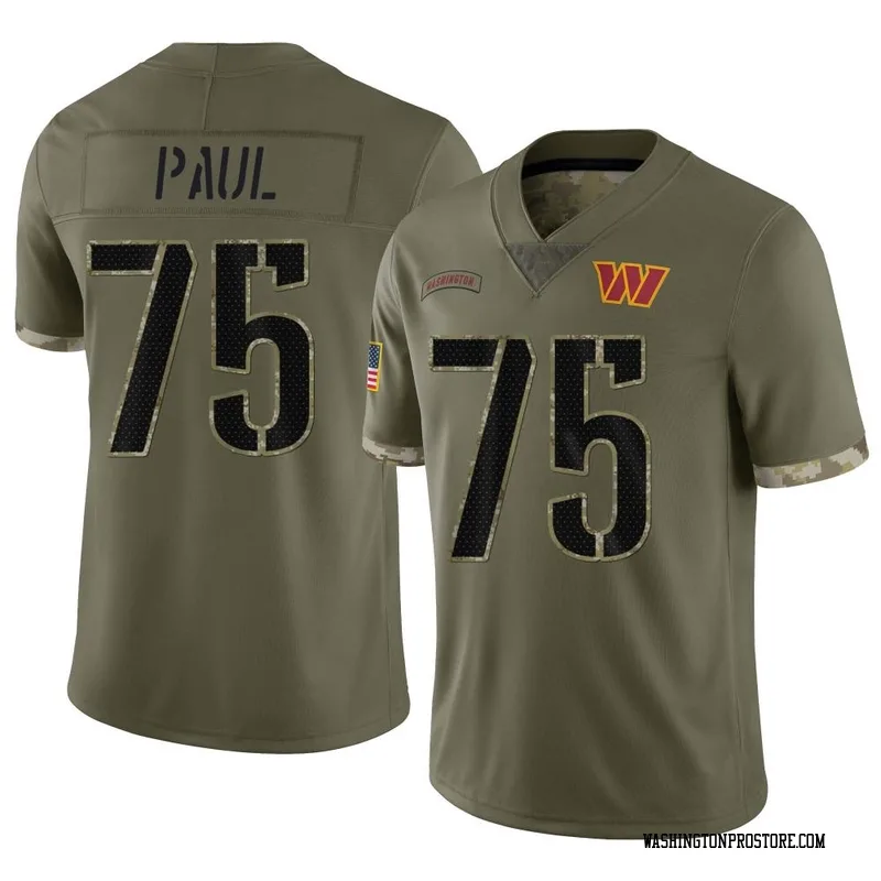 Olive Men's Chris Paul Washington Commanders Limited 2022 Salute To Service Jersey