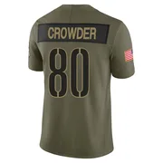 Olive Men's Jamison Crowder Washington Commanders Limited 2025 Salute to Service Jersey