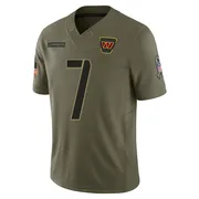 Olive Men's Joe Theismann Washington Commanders Limited 2025 Salute to Service Jersey
