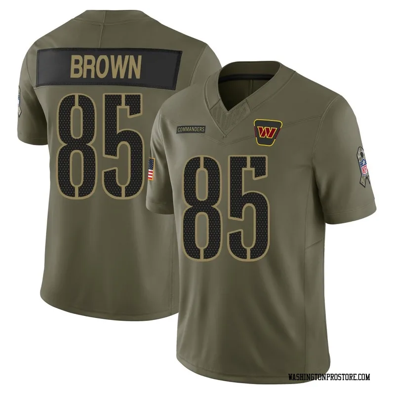 Olive Men's Noah Brown Washington Commanders Limited 2025 Salute to Service Jersey