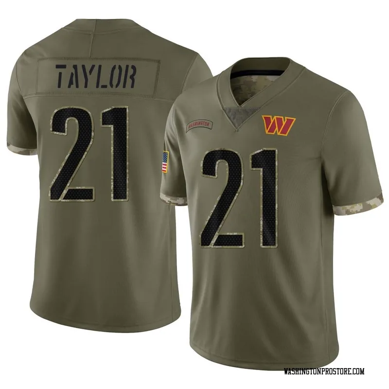 Olive Men's Sean Taylor Washington Commanders Limited 2022 Salute To Service Jersey