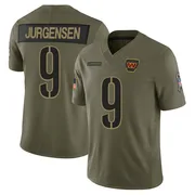 Olive Men's Sonny Jurgensen Washington Commanders Limited 2025 Salute to Service Jersey