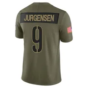 Olive Men's Sonny Jurgensen Washington Commanders Limited 2025 Salute to Service Jersey