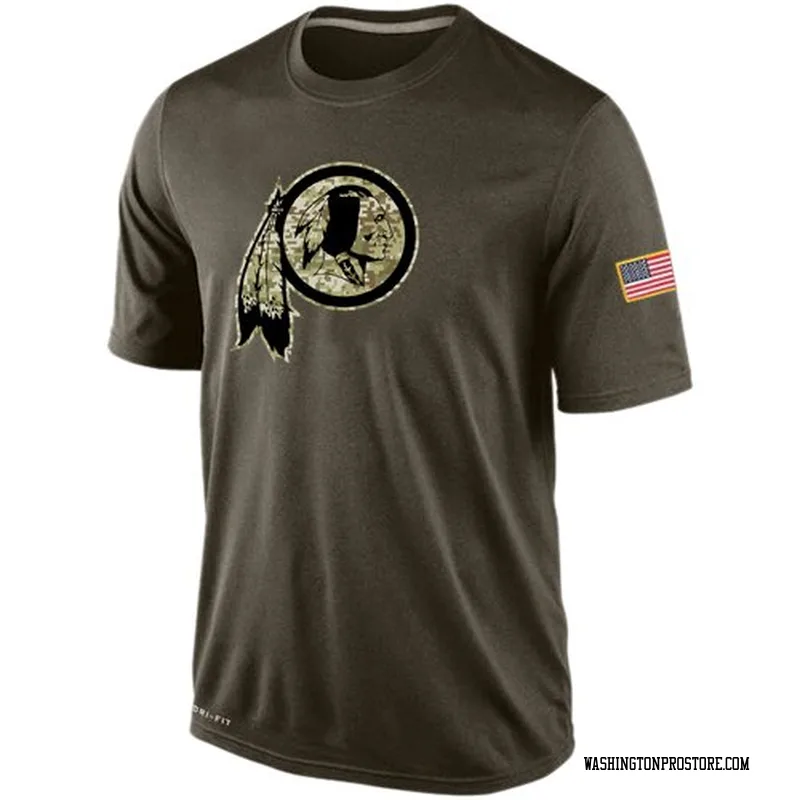 Olive Men's Washington Commanders Salute To Service KO Performance Dri-FIT T-Shirt