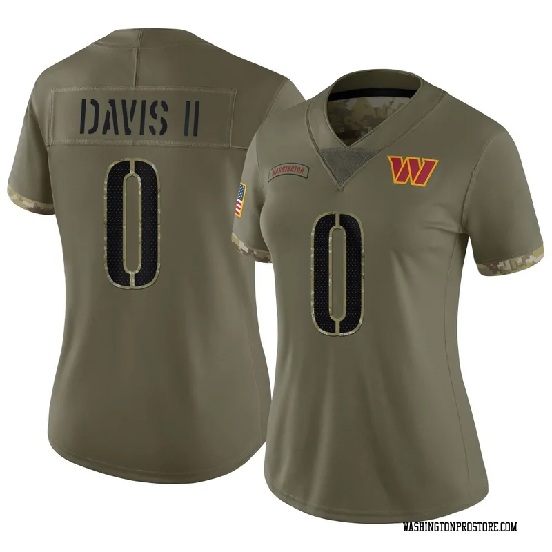 Olive Women's Fred Davis II Washington Commanders Limited 2022 Salute To Service Jersey