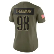 Olive Women's Joe Theismann Washington Commanders Limited 2025 Salute to Service Jersey