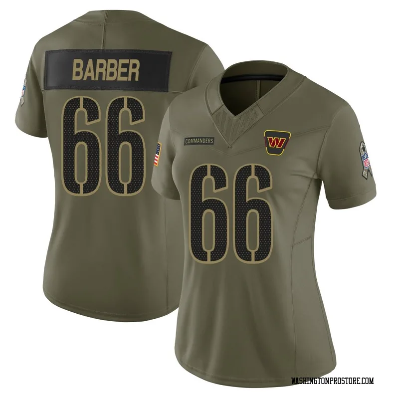 Olive Women's Ricky Barber Washington Commanders Limited 2025 Salute to Service Jersey