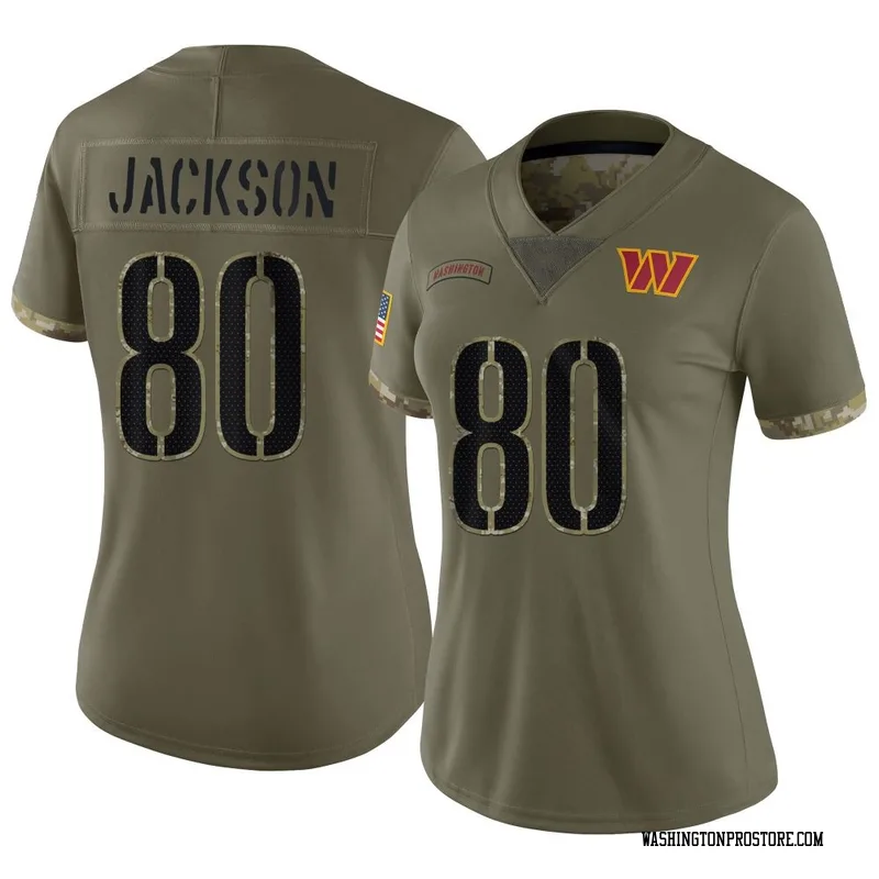 Olive Women's Tyree Jackson Washington Commanders Limited 2022 Salute To Service Jersey
