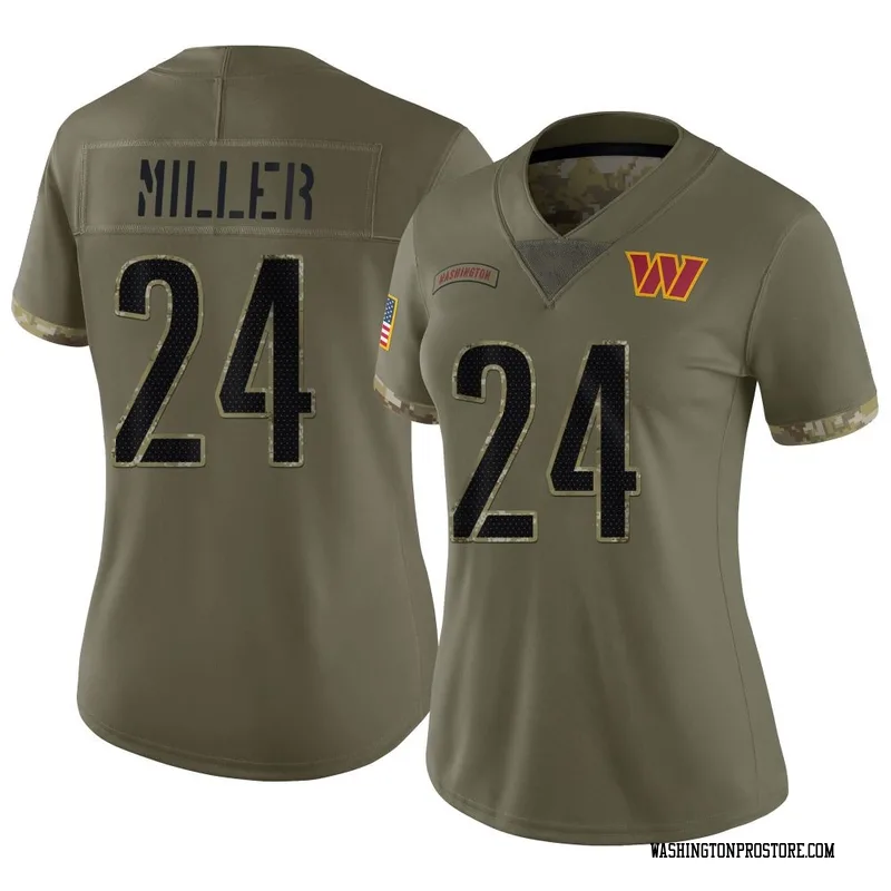 Olive Women's Von Miller Washington Commanders Limited 2022 Salute To Service Jersey