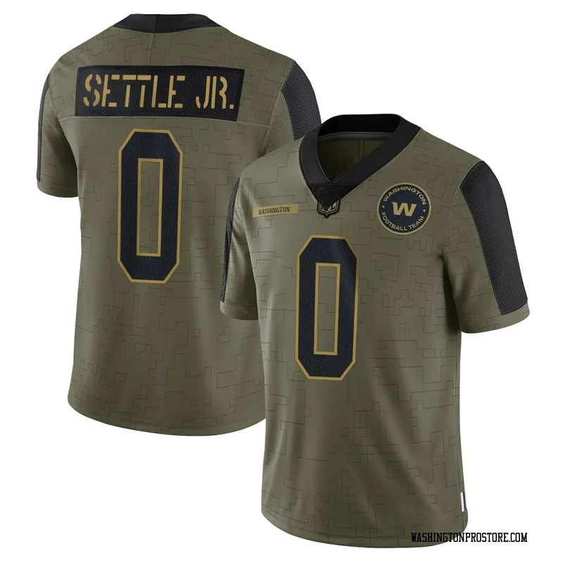 Olive Youth Tim Settle Jr. Washington Commanders Limited 2021 Salute To Service Jersey
