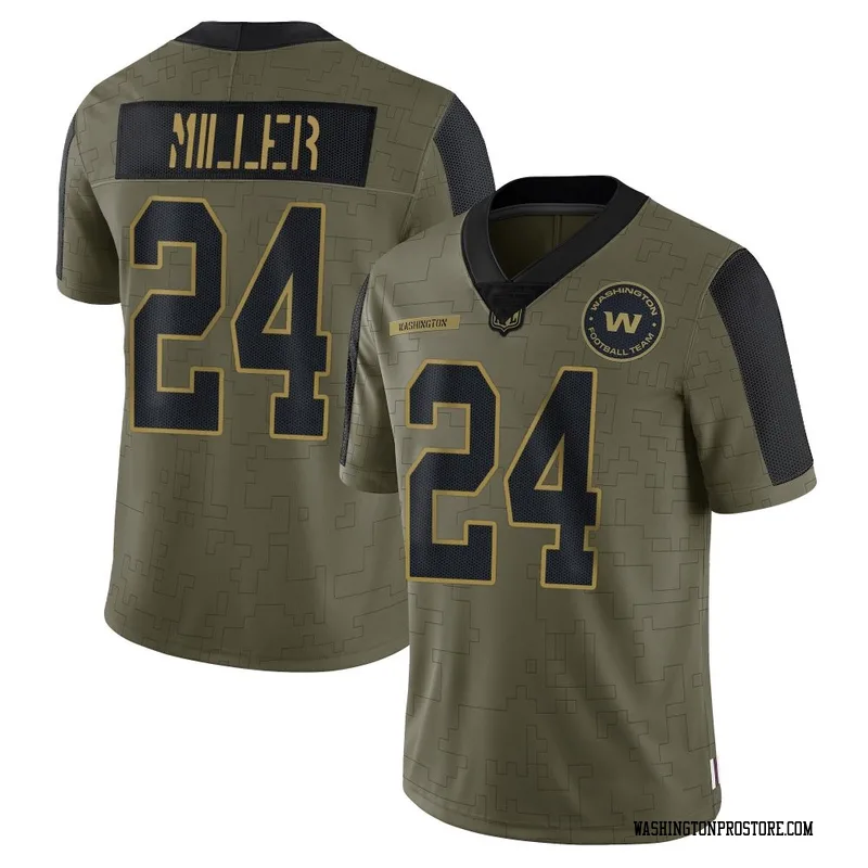 Olive Youth Von Miller Washington Commanders Limited 2021 Salute To Service Jersey