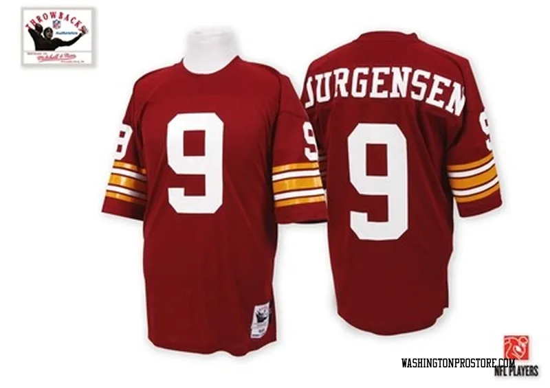 Red Men's Sonny Jurgensen Washington Commanders Authentic Throwback Jersey