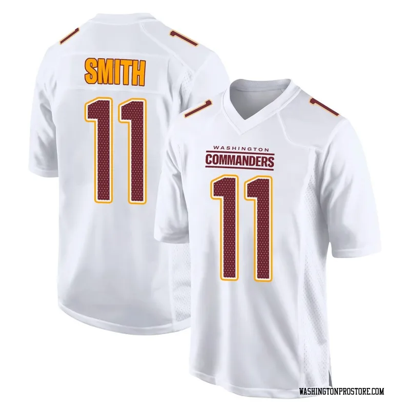 White Men's Alex Smith Washington Commanders Game Tundra Fashion Jersey
