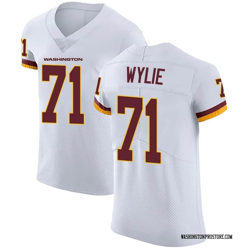 White Men's Andrew Wylie Washington Commanders Elite Vapor Untouchable Jersey