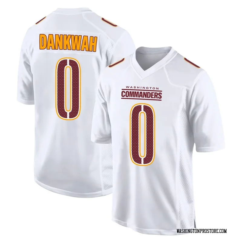 White Men's Anim Dankwah Washington Commanders Game Tundra Fashion Jersey