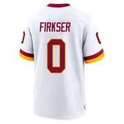 White Men's Anthony Firkser Washington Commanders Game Jersey