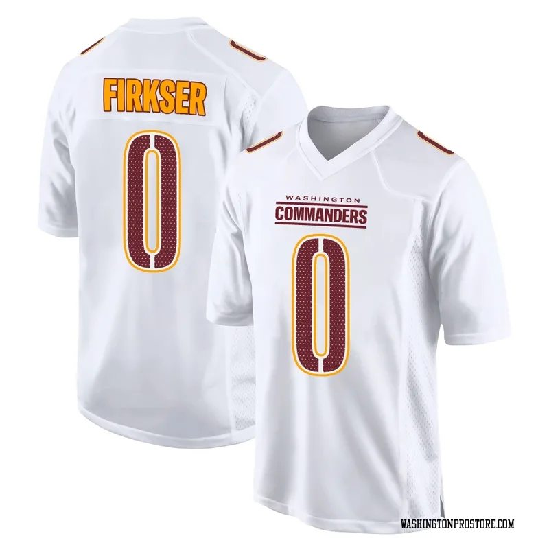 White Men's Anthony Firkser Washington Commanders Game Tundra Fashion Jersey