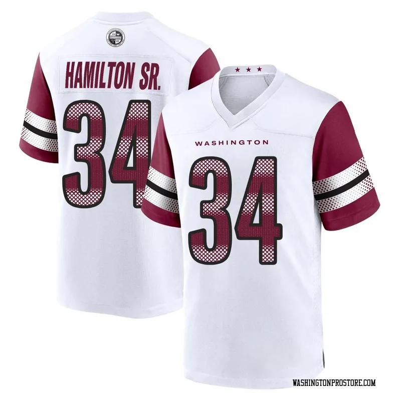 White Men's Antonio Hamilton Sr. Washington Commanders Game Jersey