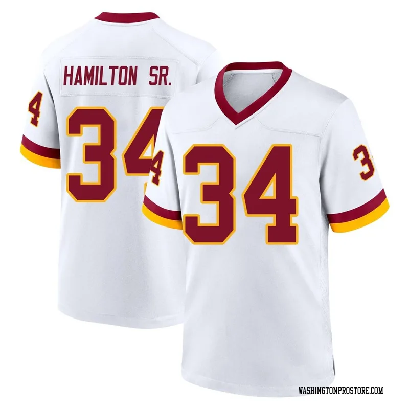 White Men's Antonio Hamilton Sr. Washington Commanders Game Jersey