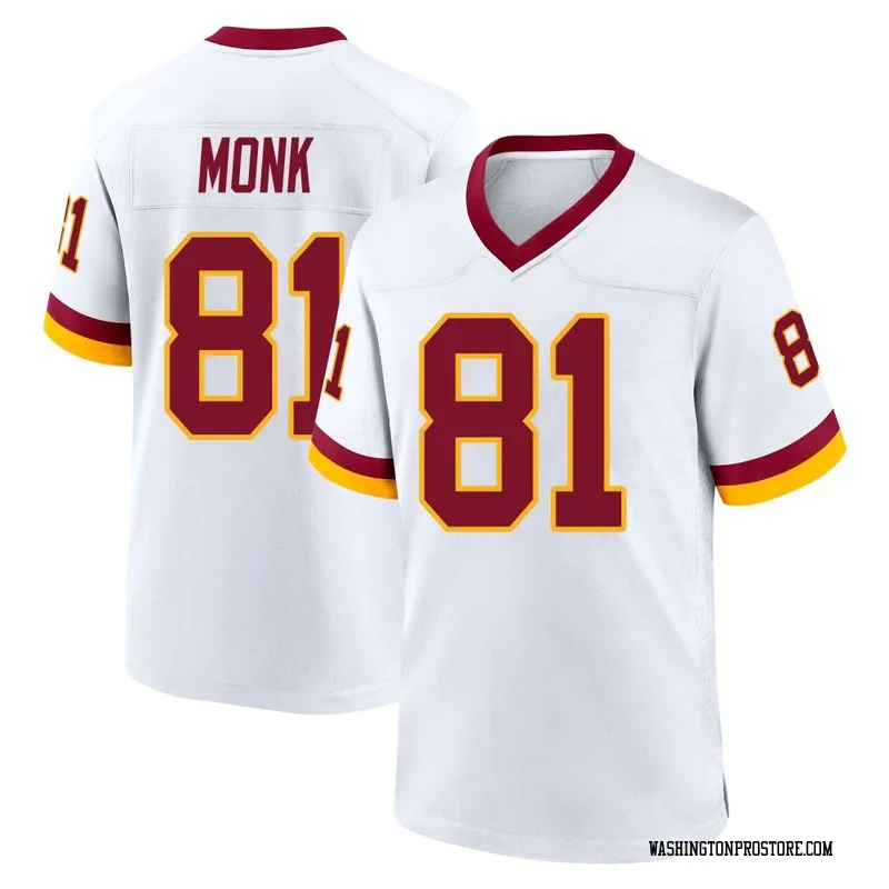 White Men's Art Monk Washington Commanders Game Jersey