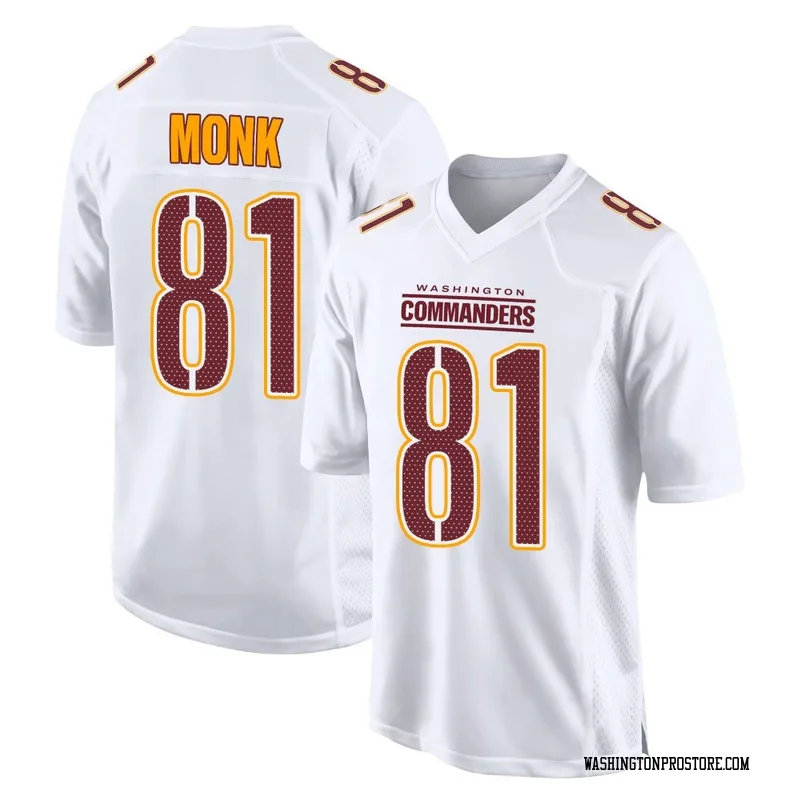 White Men's Art Monk Washington Commanders Game Tundra Fashion Jersey
