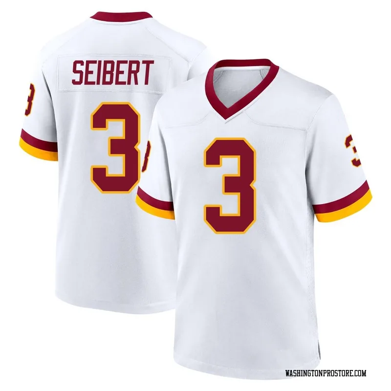 White Men's Austin Seibert Washington Commanders Game Jersey