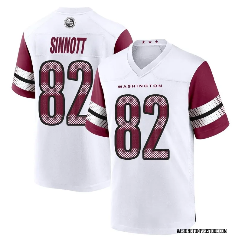 White Men's Ben Sinnott Washington Commanders Game Jersey