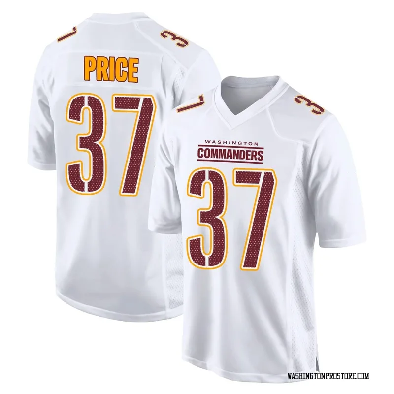 White Men's Bobby Price Washington Commanders Game Tundra Fashion Jersey