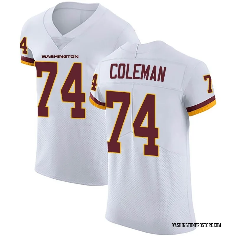 White Men's Brandon Coleman Washington Commanders Elite Vapor Untouchable Jersey