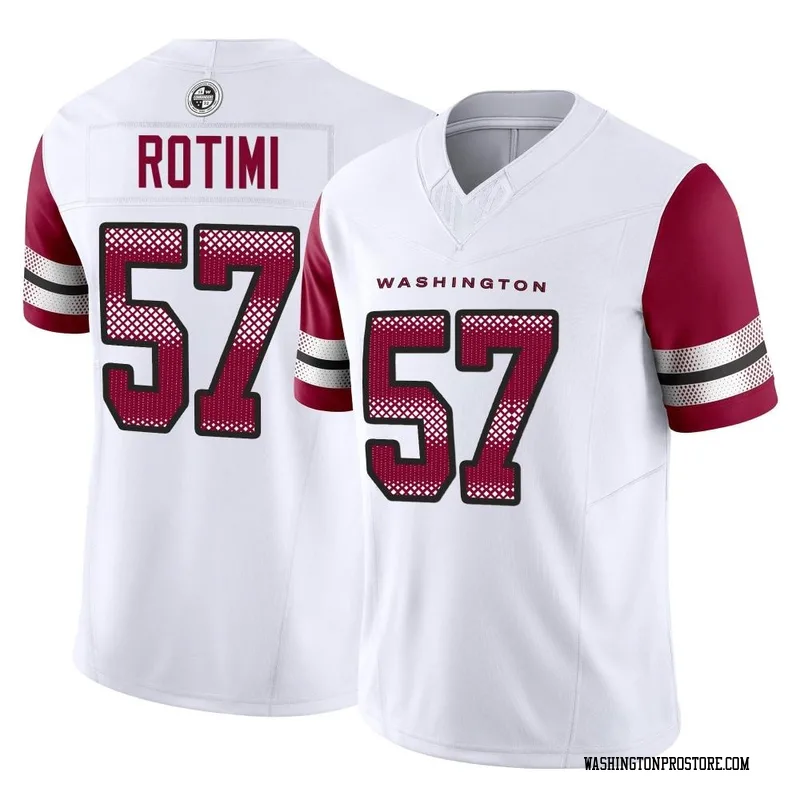 White Men's Bunmi Rotimi Washington Commanders Limited Vapor F.U.S.E. Jersey