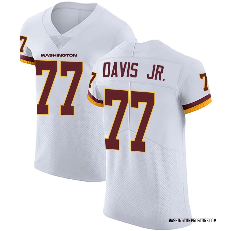 White Men's Carl Davis Jr. Washington Commanders Elite Vapor Untouchable Jersey