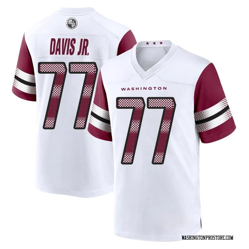 White Men's Carl Davis Jr. Washington Commanders Game Jersey