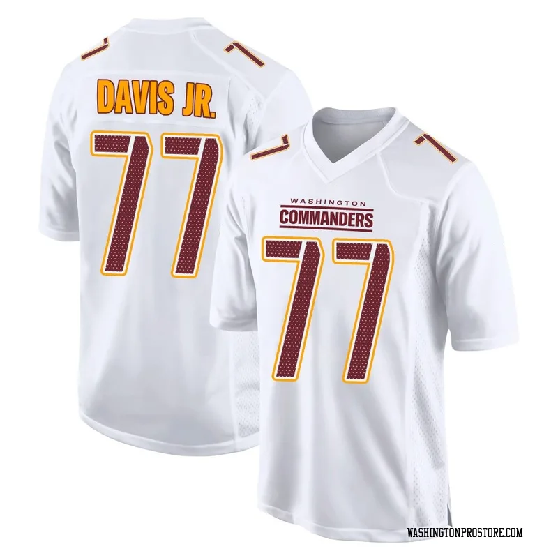 White Men's Carl Davis Jr. Washington Commanders Game Tundra Fashion Jersey