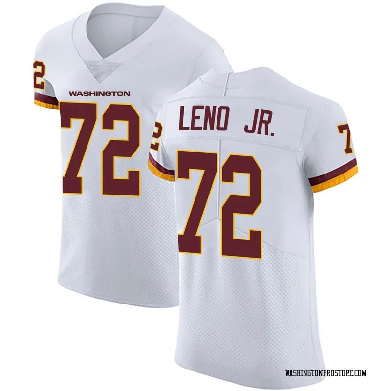 White Men's Charles Leno Jr. Washington Commanders Elite Vapor Untouchable Jersey
