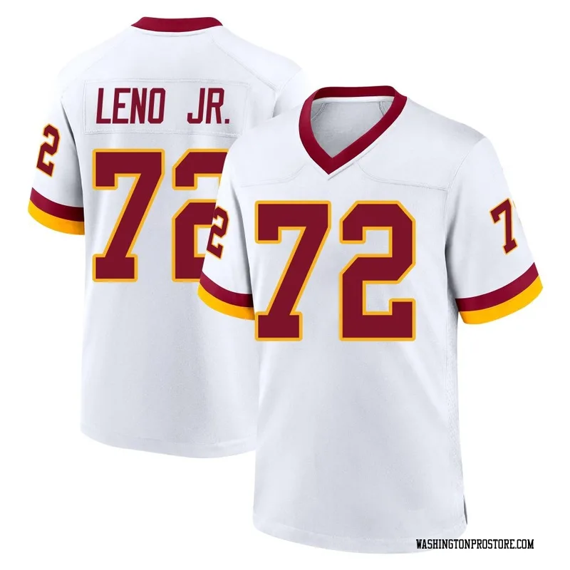 White Men's Charles Leno Jr. Washington Commanders Game Jersey