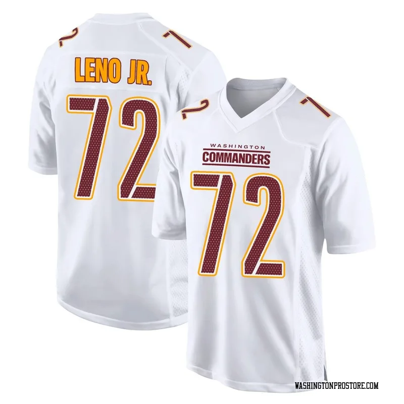 White Men's Charles Leno Jr. Washington Commanders Game Tundra Fashion Jersey