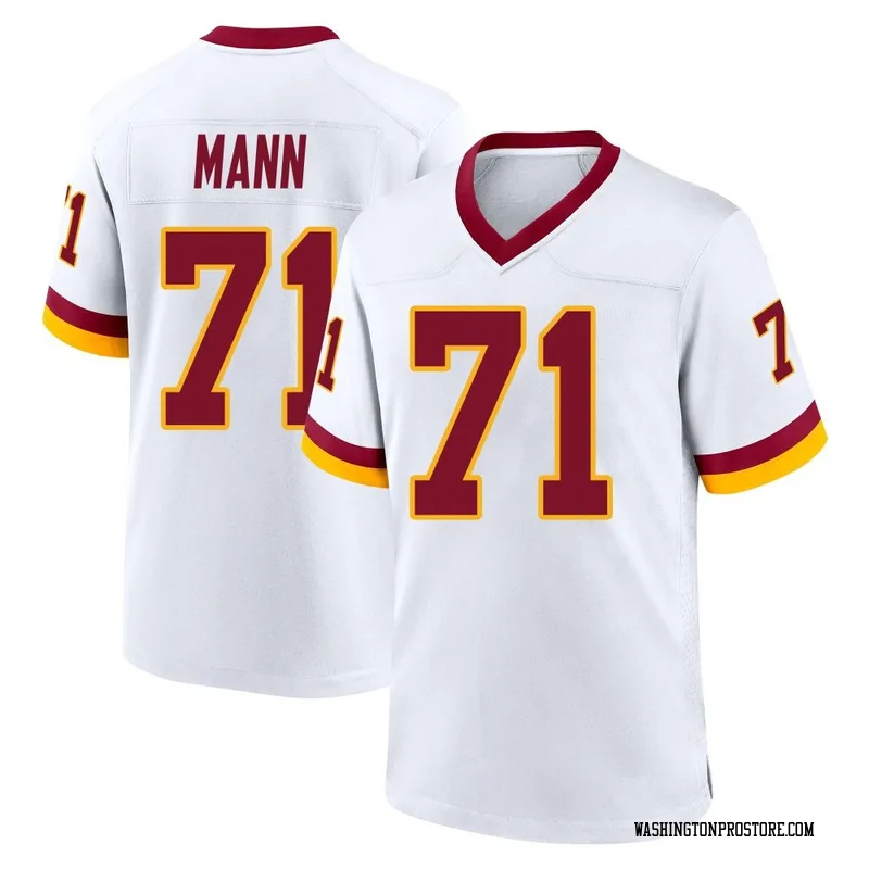 White Men's Charles Mann Washington Commanders Game Jersey