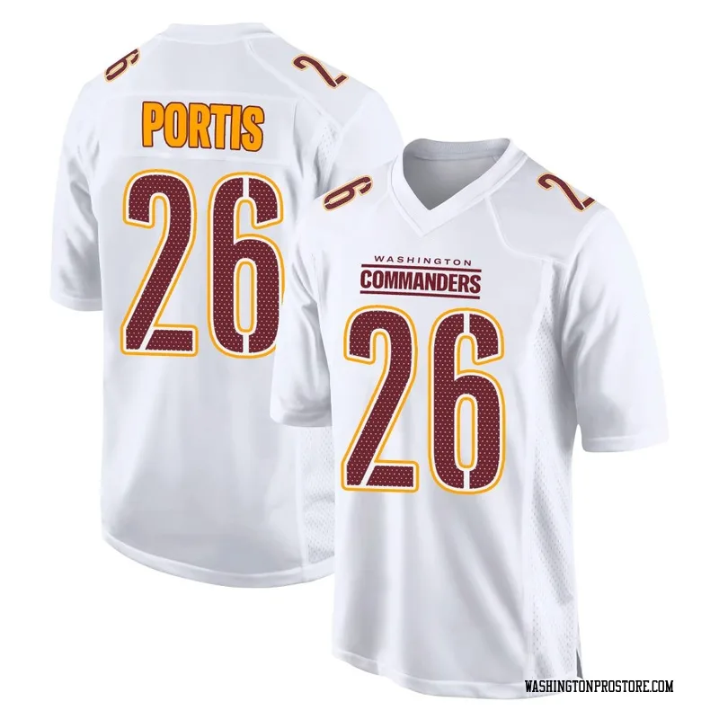 White Men's Clinton Portis Washington Commanders Game Tundra Fashion Jersey