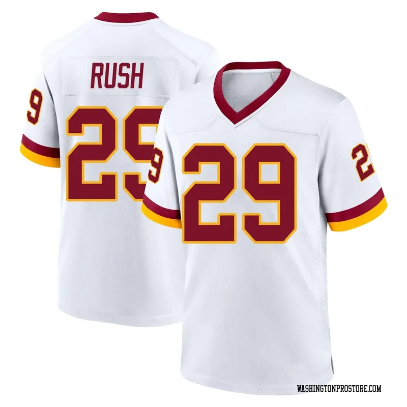 White Men's Darius Rush Washington Commanders Game Jersey