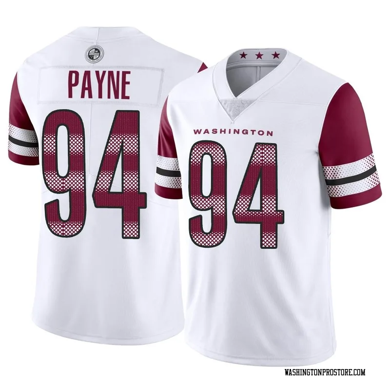 White Men's Daron Payne Washington Commanders Limited Vapor Jersey