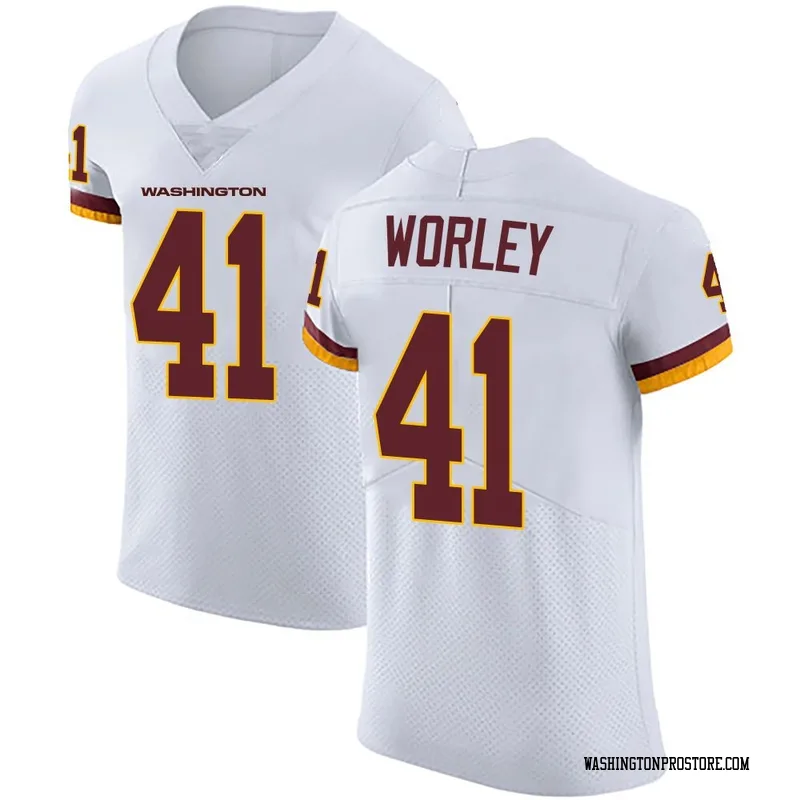White Men's Daryl Worley Washington Commanders Elite Vapor Untouchable Jersey