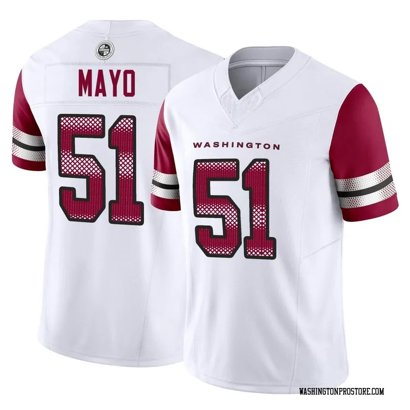 White Men's David Mayo Washington Commanders Limited Vapor F.U.S.E. Jersey