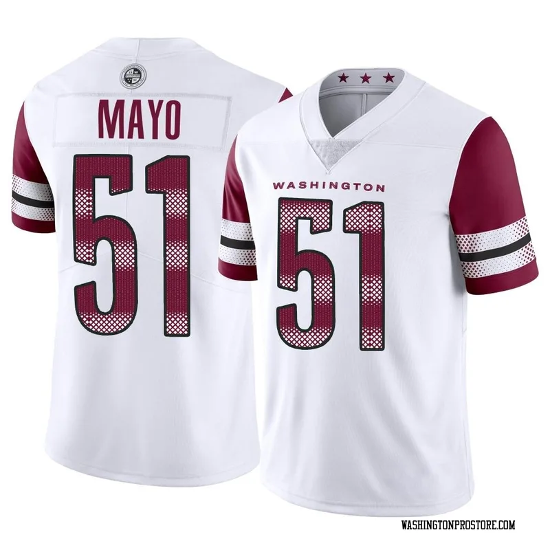 White Men's David Mayo Washington Commanders Limited Vapor Jersey